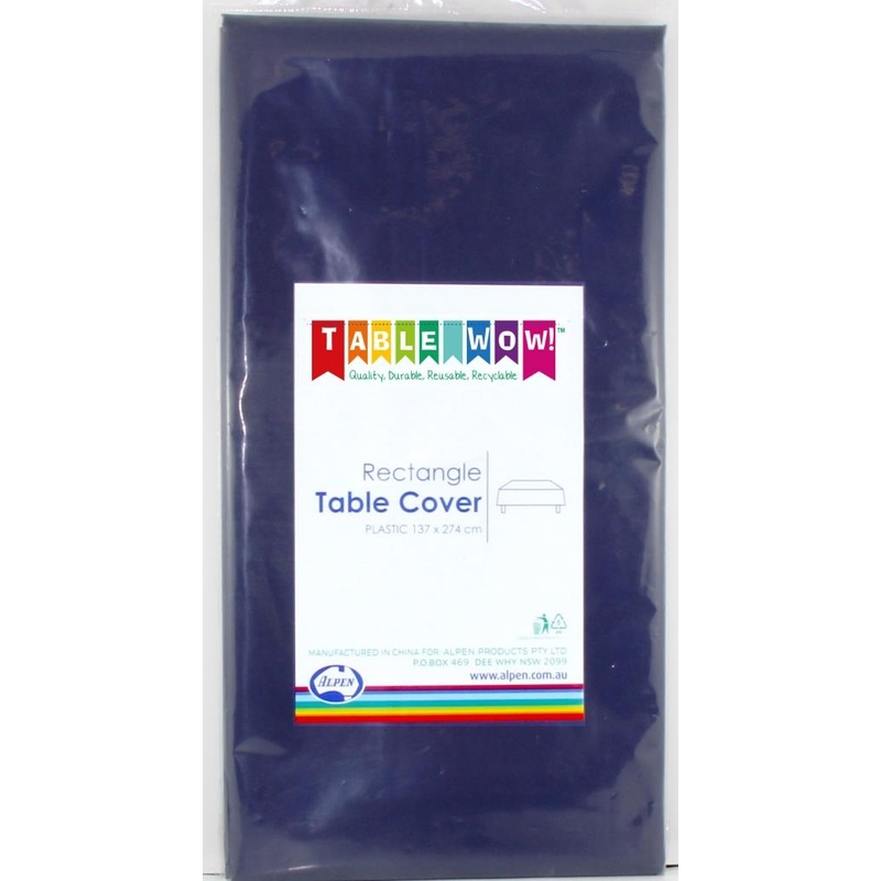 T/COVER RECT NAVY BLUE P