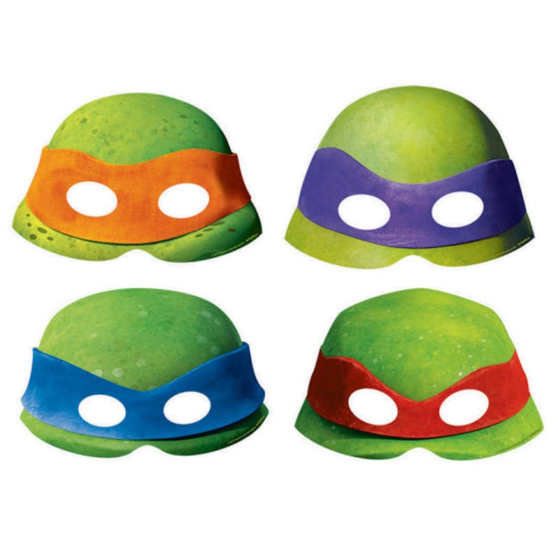 Teenage Mutant Ninja Turtles Paper Masks 8pc