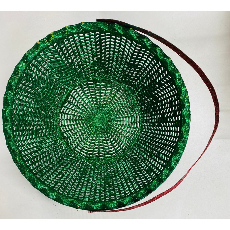 Wedding Decorative Large Basket with handle 32cm 1pc