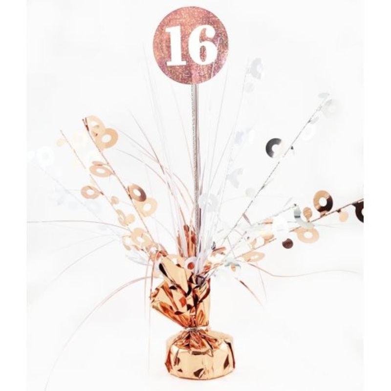 #16 Rose Gold & White Centerpiece Weight 165gm 1pc