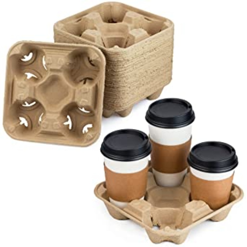 4 CUP HOLDER  PULP 50PK