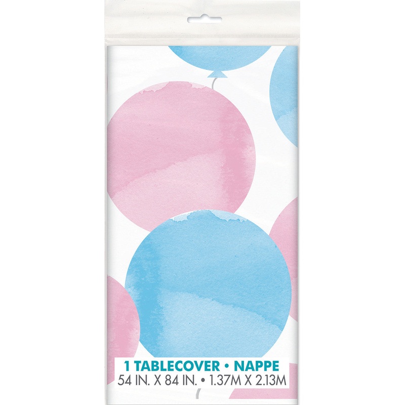 BABY REVEAL Printed Tablecover 137CM X 213CM