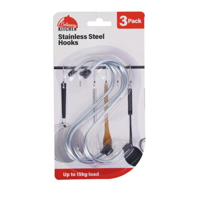 Hooks SS Pk3 8cm