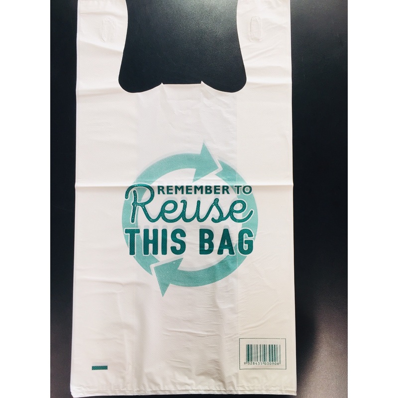 PRINTED Reusable/ Carry Bags - Large  50pk