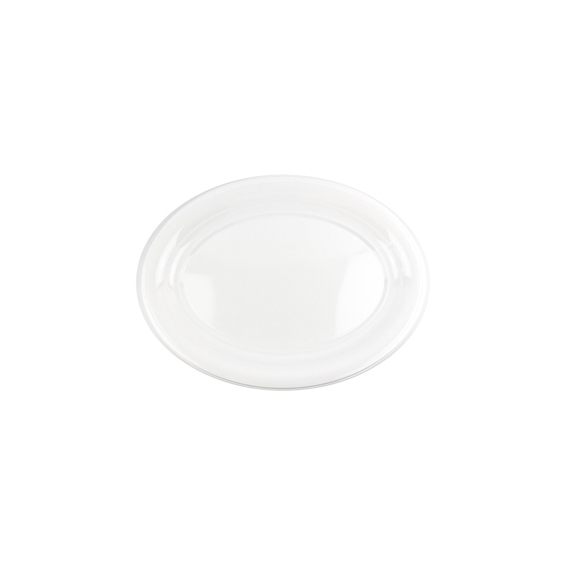 Reusable  White Oval Tray (2 pk) 360mm x 480mm