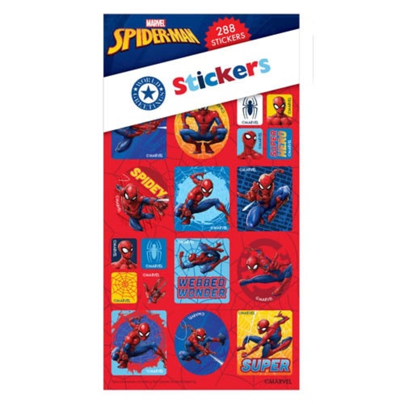 SPIDER MAN Sticker Book 288 stickers