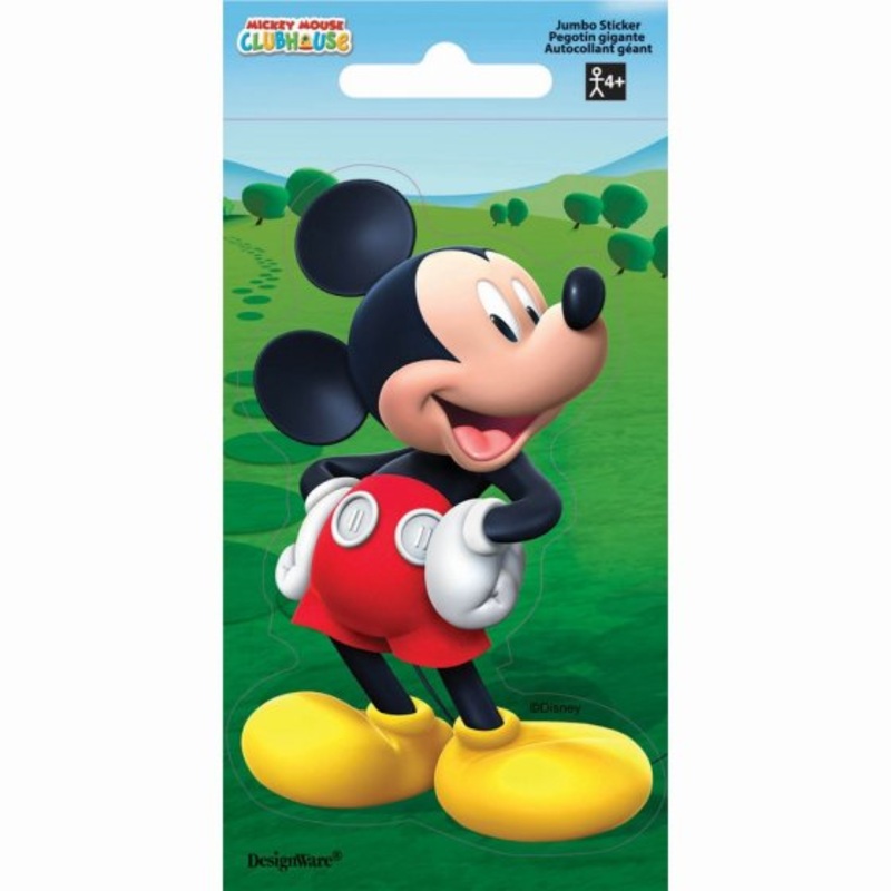 Stickers Jumbo Favor Mickey Mouse 1pc