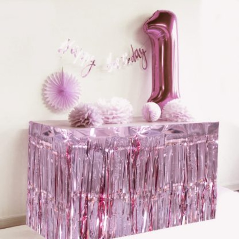 Table Sirt - Light Pink (1pc) 2.75mx75cm