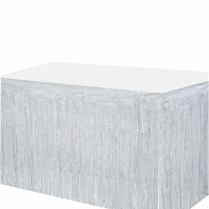 Table skirt-WHITE  275*75cm