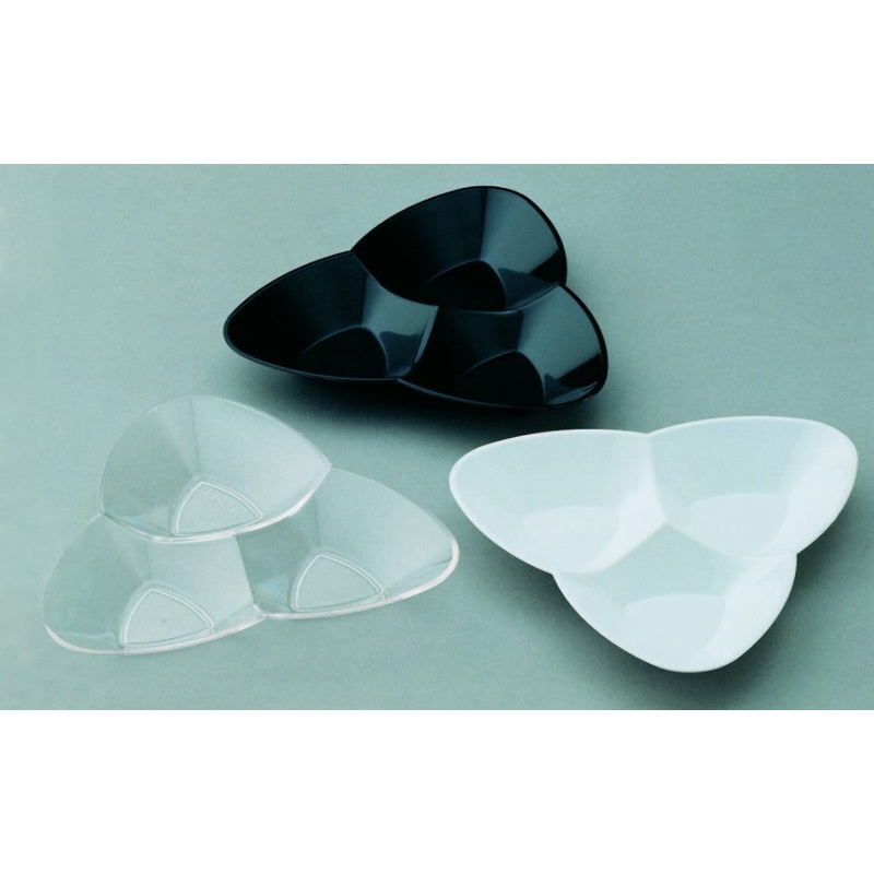 Triple 30ml Starter/Dip Dish Black (1 Pc)
