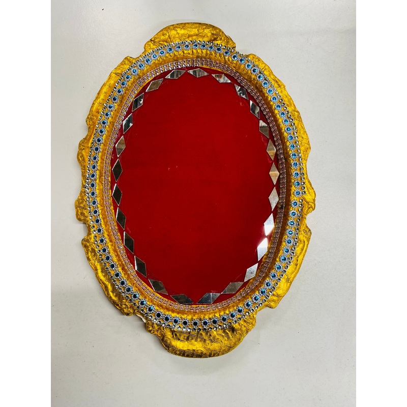 Wedding Decor Oval Red With handwork 38cm 1pc
