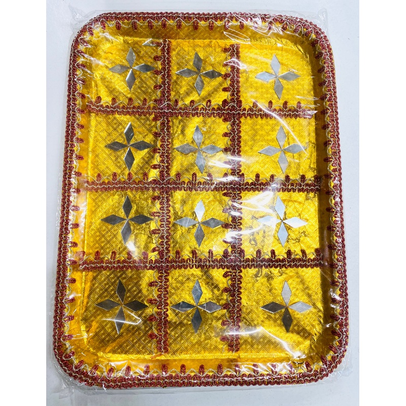 Wedding Decoration Large Thali Handmade 39cm 1pc
