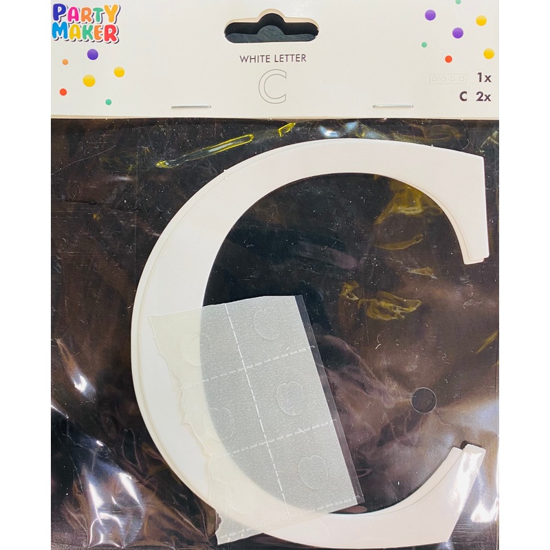 White Letters -C