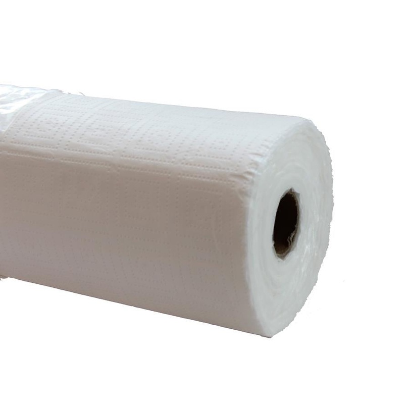 White Table cover Roll 3ply Tissue+Poly Back (30m)