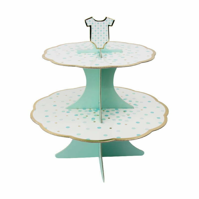 Baby Blue cakestand 2 layers