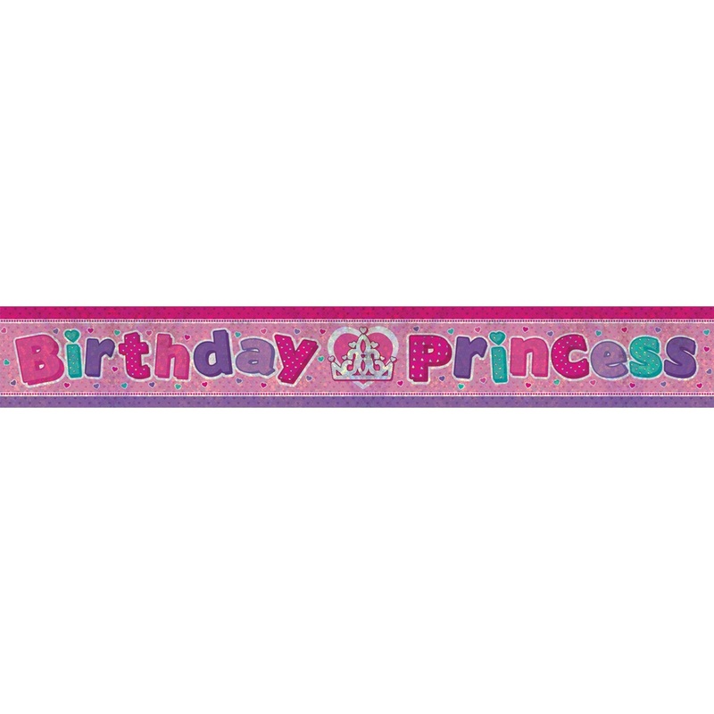 Birthday Princess Banner 2.7m Long