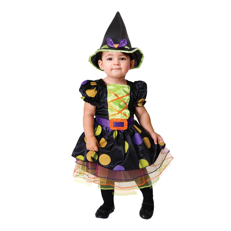 Cauldron Cutie Girl Costume with Dress & Hat