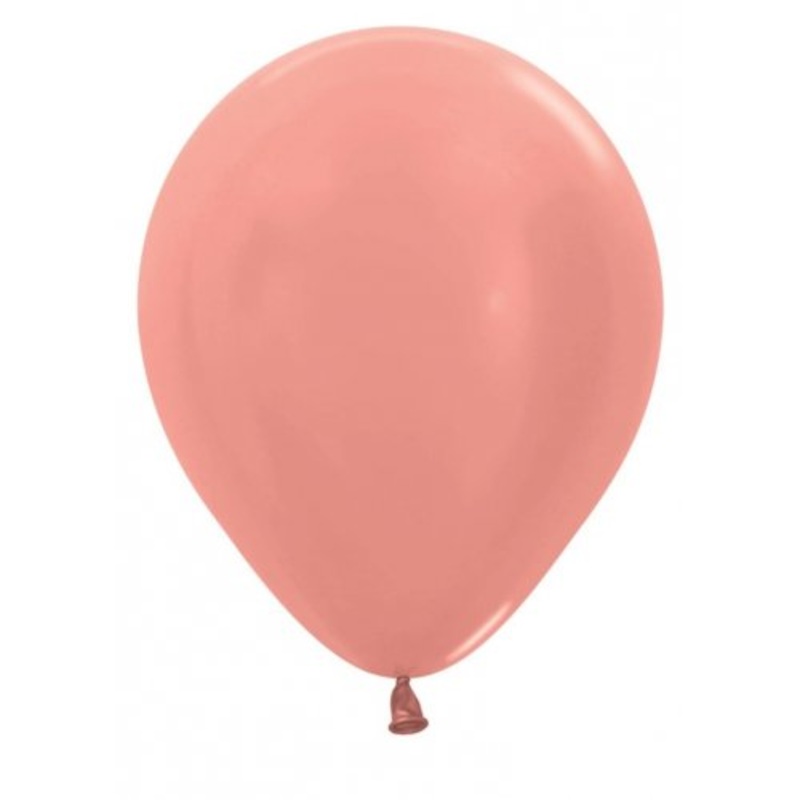Met Rose Gold (568) 12cm Sempertex Balloons Bag 100