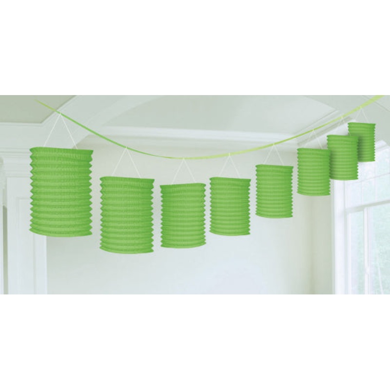 PAPER LANTERN GARLAND-KIWI