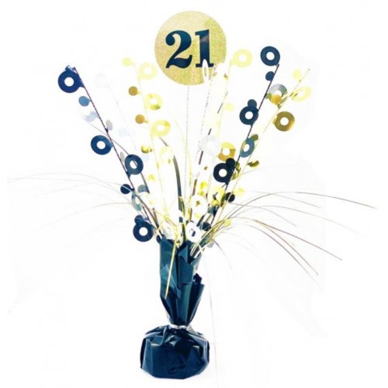 #21 Black & Gold Centerpiece Weight 165gm 1PC