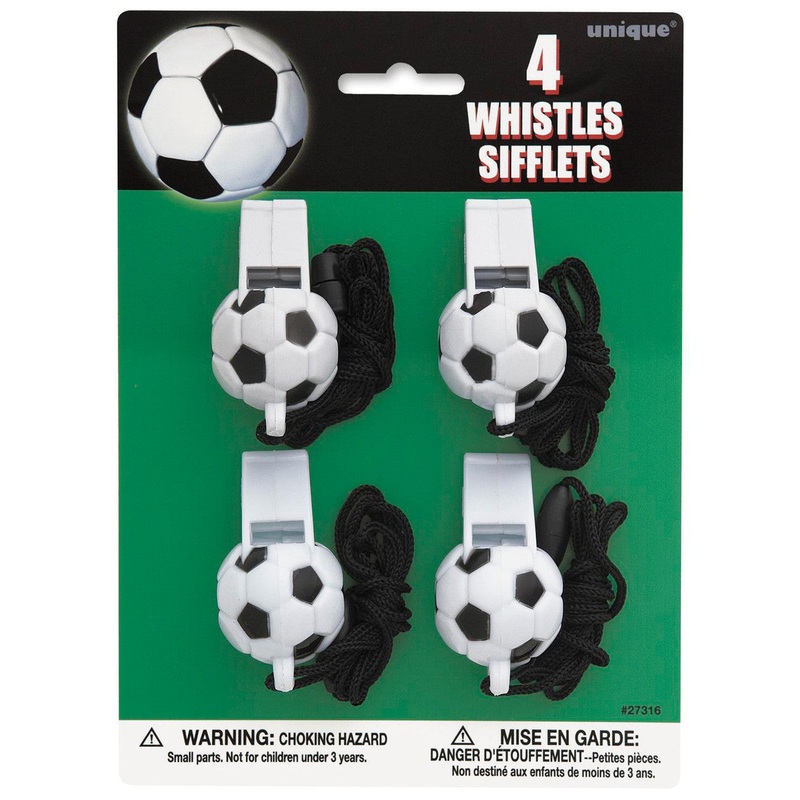 3D SOCCER BALL 4 WHISTLES
