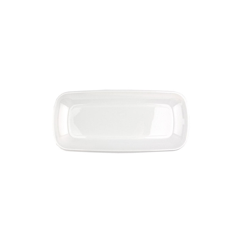 560mm x 225mm White Large Oblong Tray 2pk