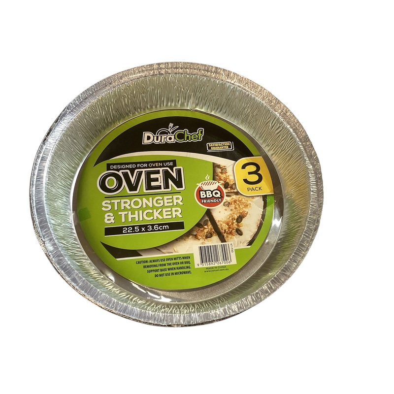 Round Foil 3pk 22.5x3.6 cm