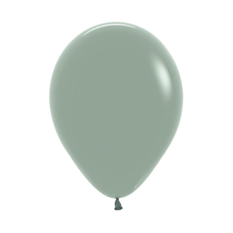 SEMPERTEX 30CM PASTEL DUSK LAUREL GREEN LATEX BALLOONS 127, 25PK