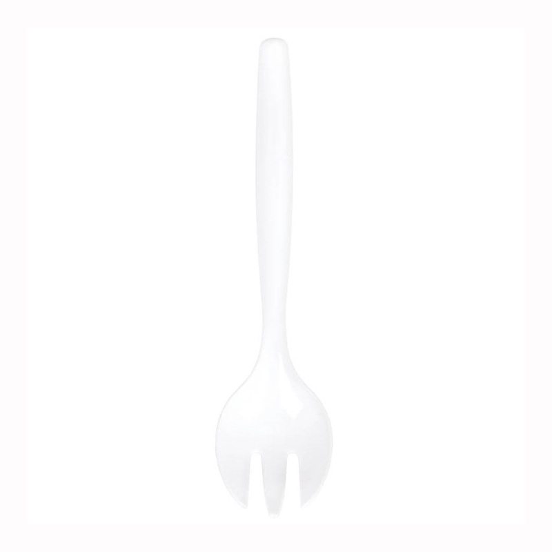 White Serving Fork