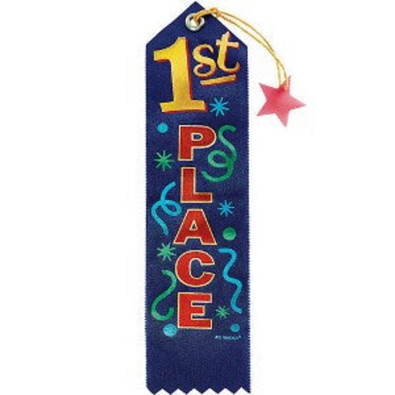 1st Place Recognition Ribbon