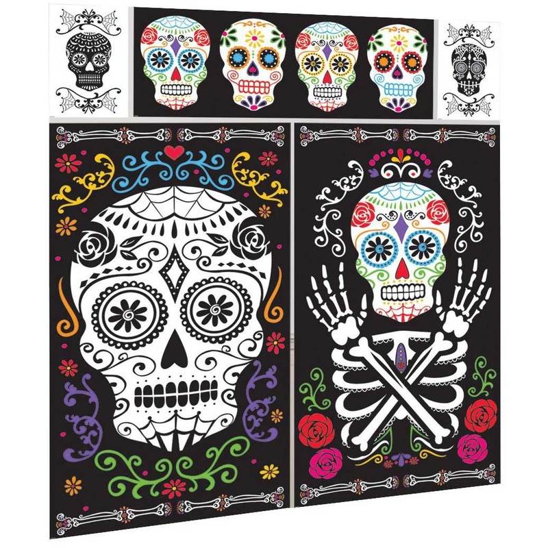 Black And Bone Scene Setters 5pcs