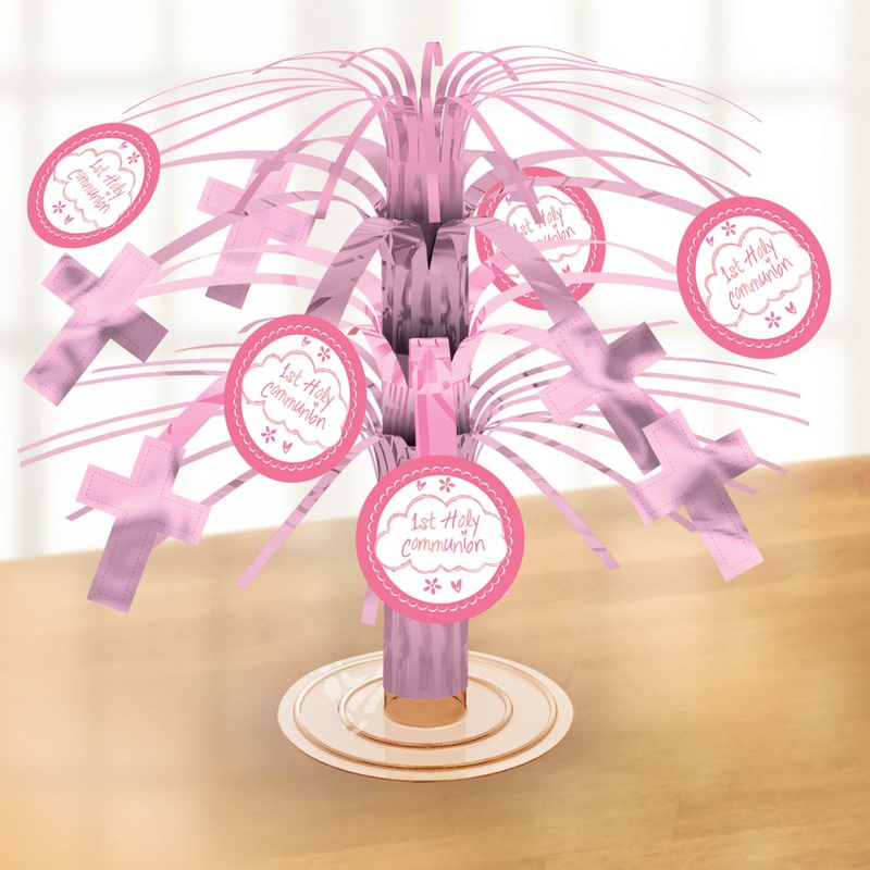 Communion Church Pink Mini Cascade Centerpiece
