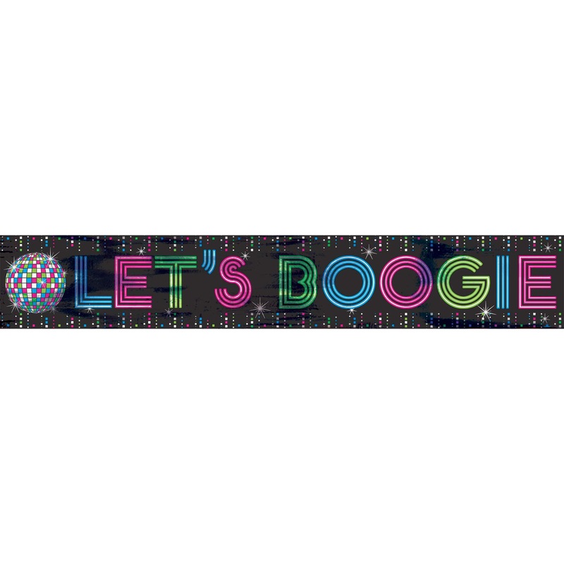 Disco Fever Foil Banner