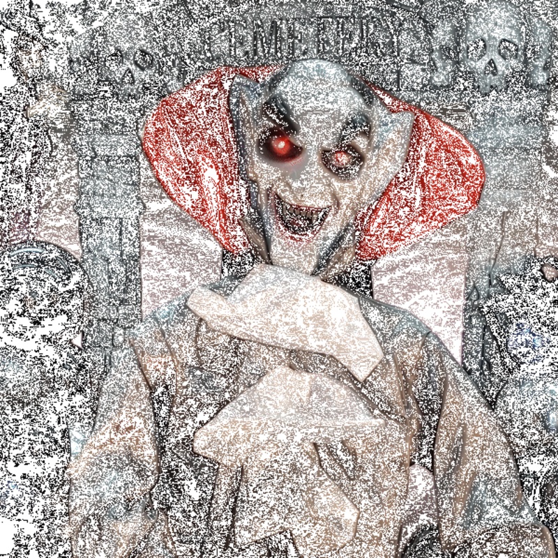 Laughing Vampire Standing Decoration 165cm