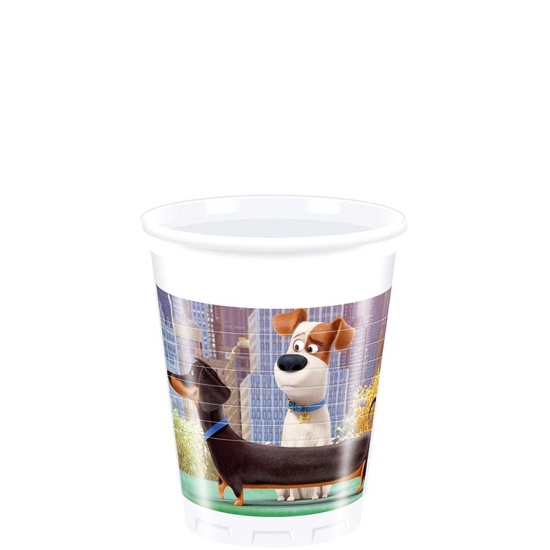 Secret Life Of Pets Plastic Cups 7oz, 8pcs