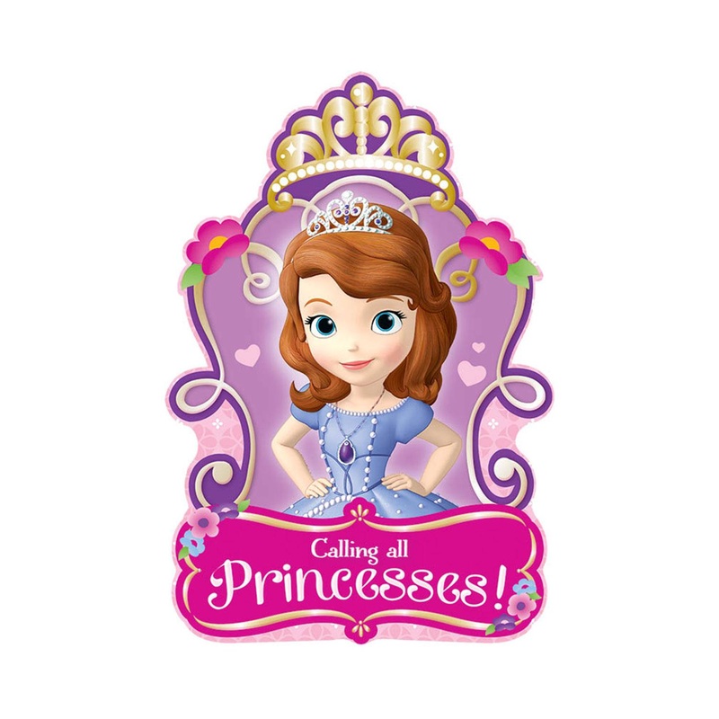 Sofia The First Invitation 8pcs