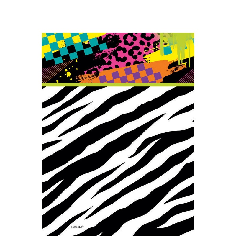 Totally 80's Plastic Table Cover 54 x 102in