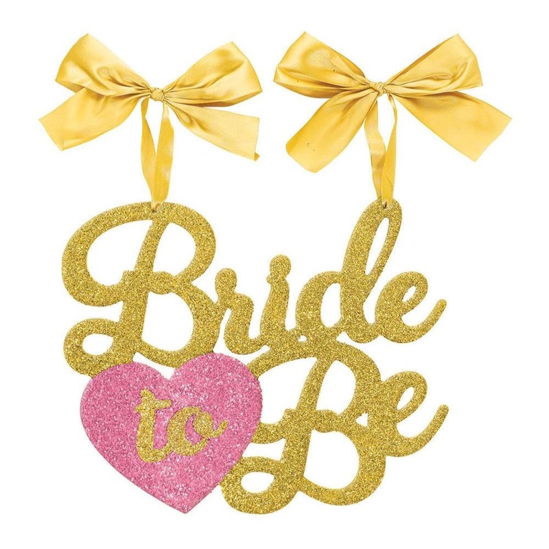Bride To Be Chair Sign Decoration