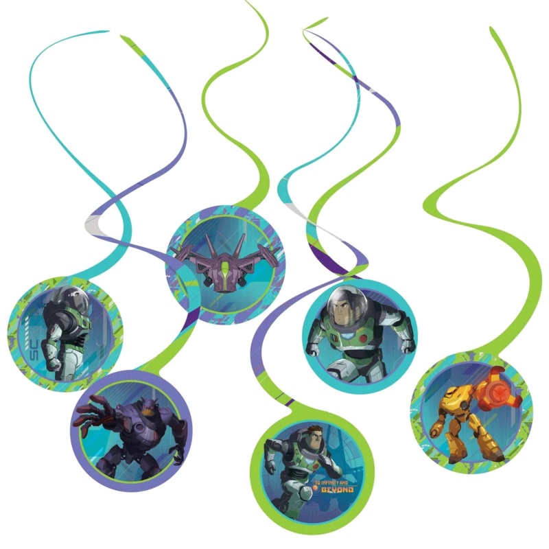 Buzz Lightyear Spiral Paper Decoroations