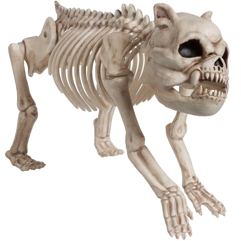 Cemetery Skeleton Dog - Plastic