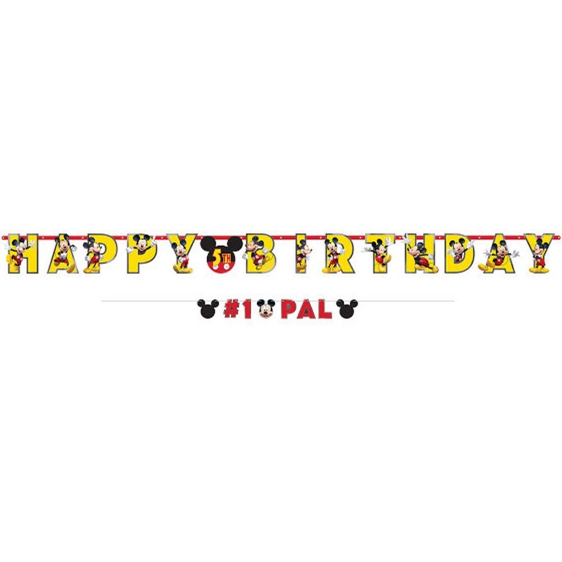 Mickey Mouse Forever Personalized Letter Banner Kit 2pcs