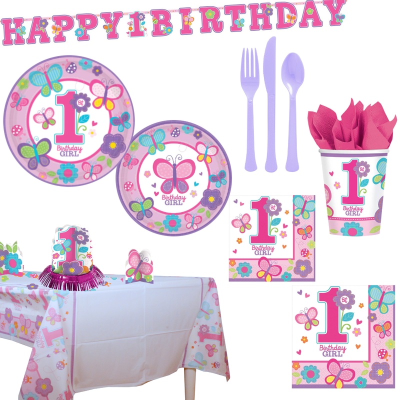 Sweet Birthday Girl Kit for 16 People