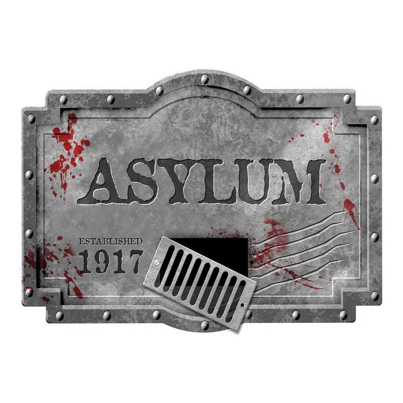 Asylum Styrofoam Sign