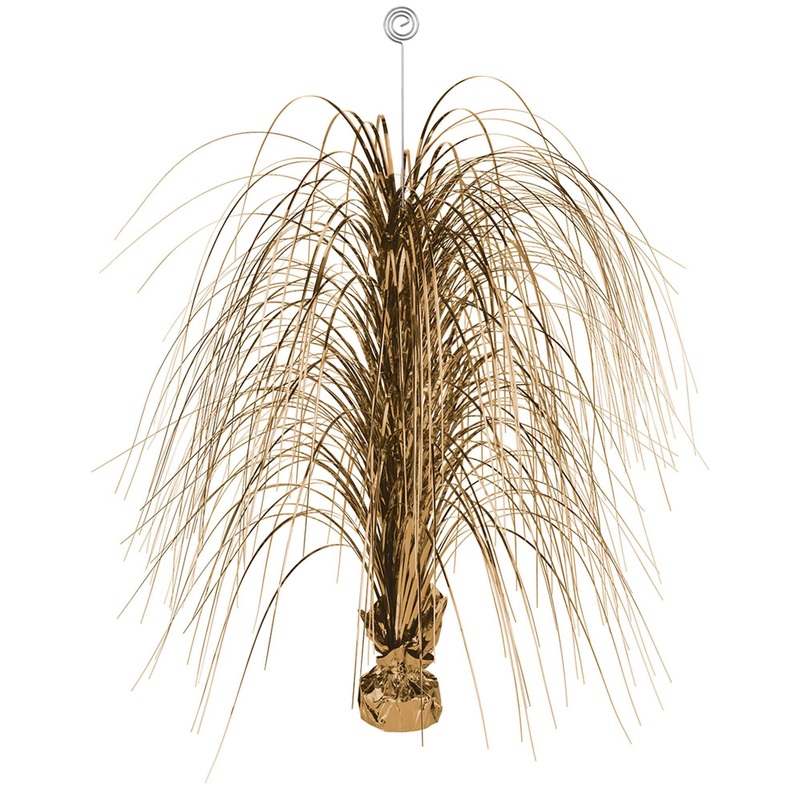 Gold Large Spray Foil Centerpiece 28in