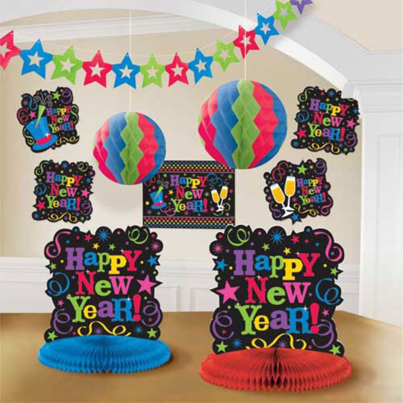 New Year Jewel Tone Decoration Kit 10pcs