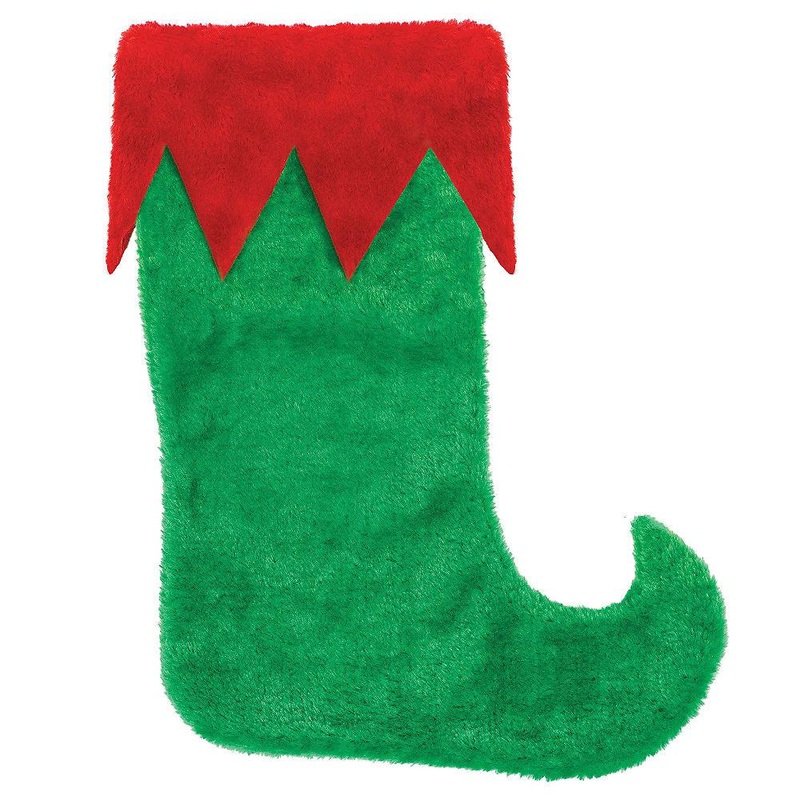 Plush Elf Stocking 18inch
