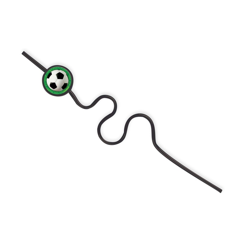 Soccer Krazy Straw Favors 12pcs