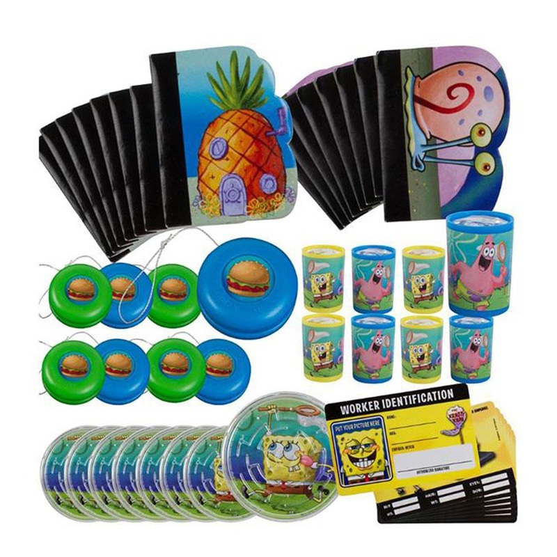 Spongebob Party Mega Mix Value Pack Favors 48pcs