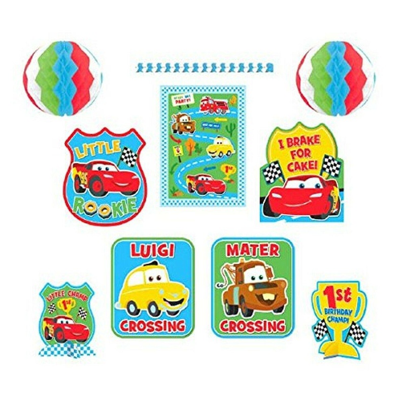 Disney Cars 1st Birthday Decorating Kit