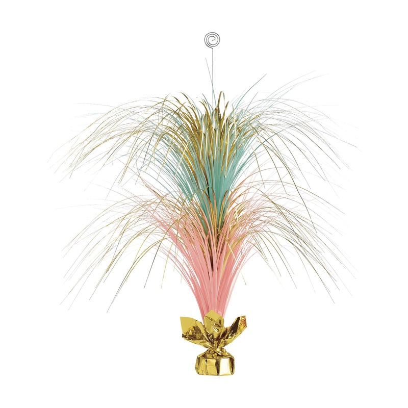 Pastel & Gold Large Spray Centerpiece 28in